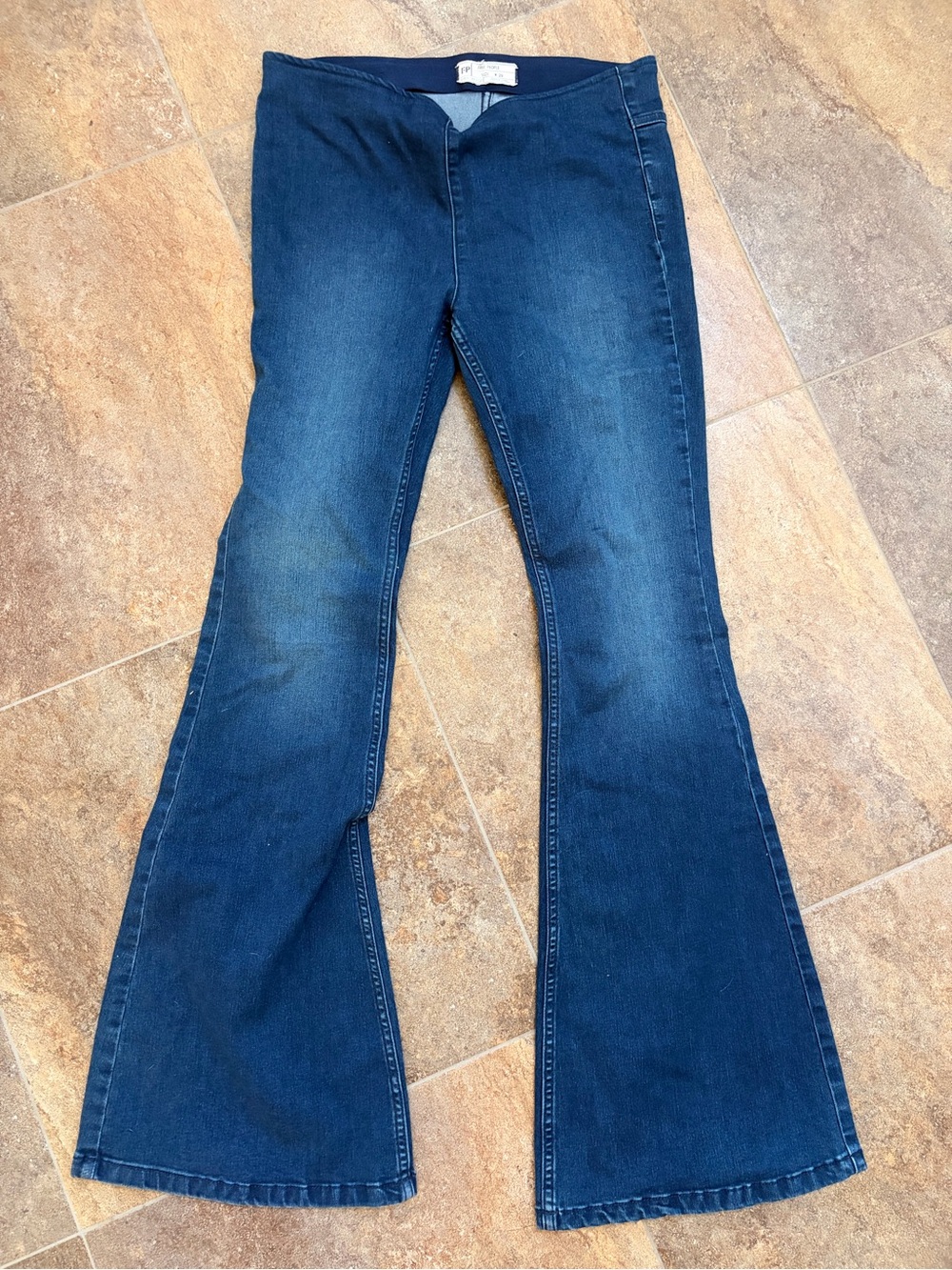 Free People Indigo Flare Jeans